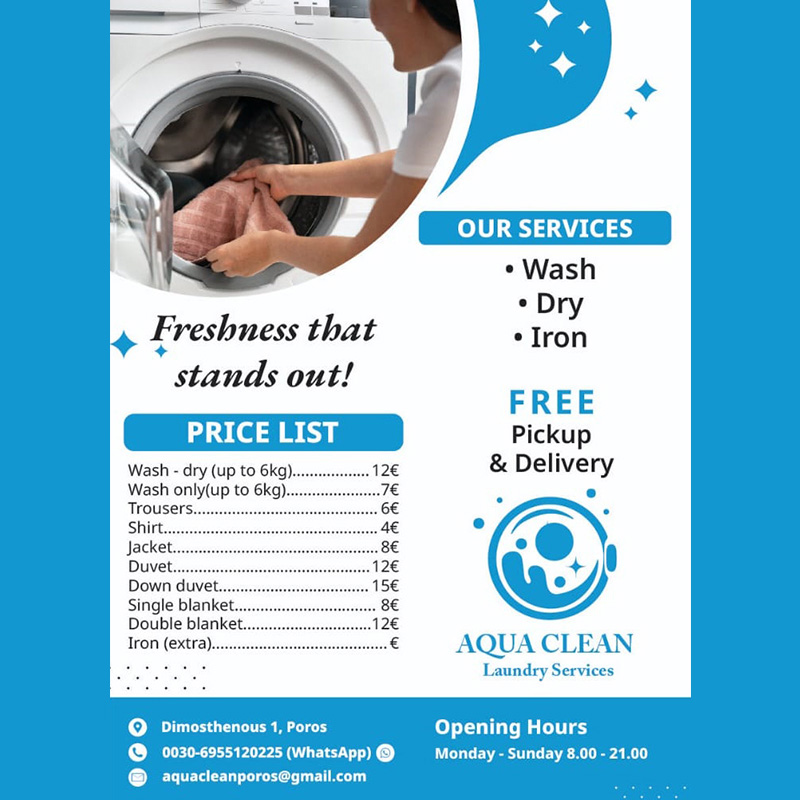 Aqua Clean Laundry Services Poros